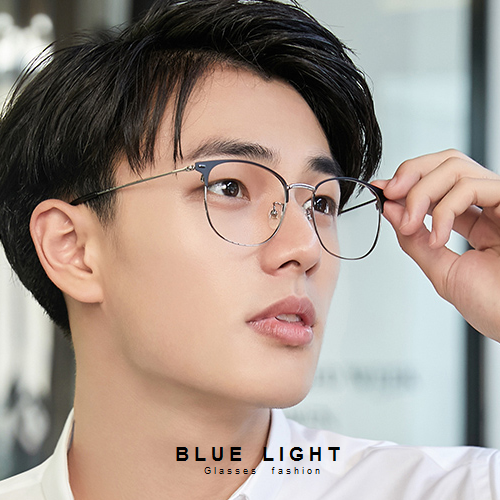 Kính Giả Cận, Gọng Kính Cận Nam Nữ Mắt Mèo Đen Bạc, Không Độ Hàn Quốc - BLUE LIGHT SHOP