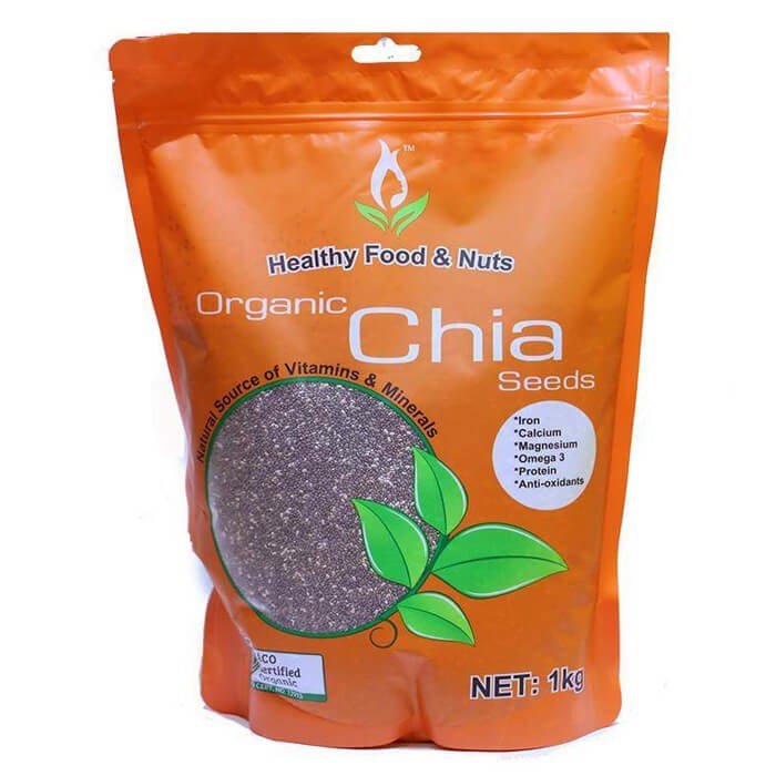 Hat Chia Úc Healthy Food &amp; Nuts Organic Giàu dinh dưỡng mang lại nhiều tác dụng tốt cho sức khỏe -  (1KG) - QuaTangMe Extaste