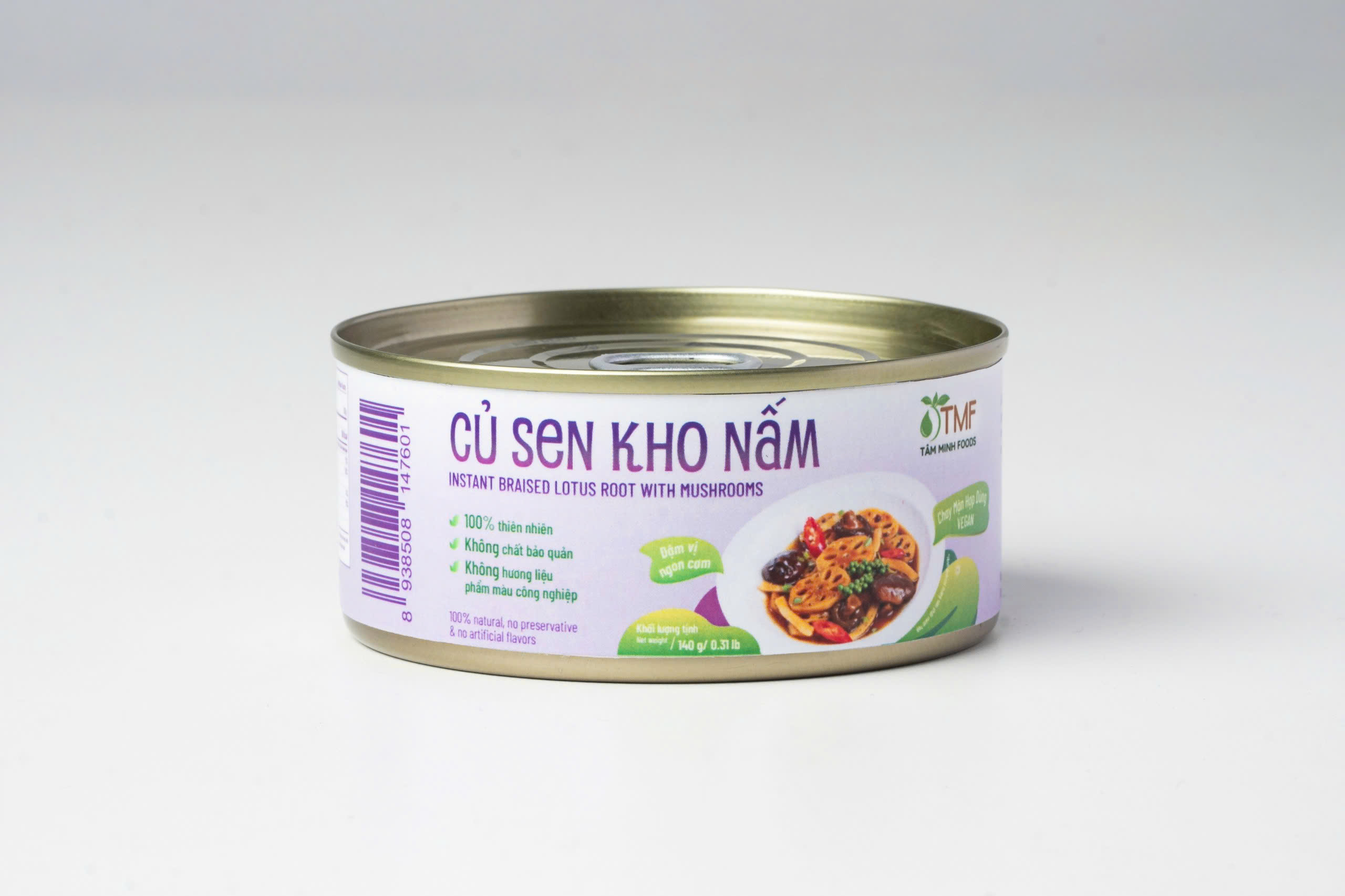 Củ sen kho nấm 140g Tâm Minh Foods