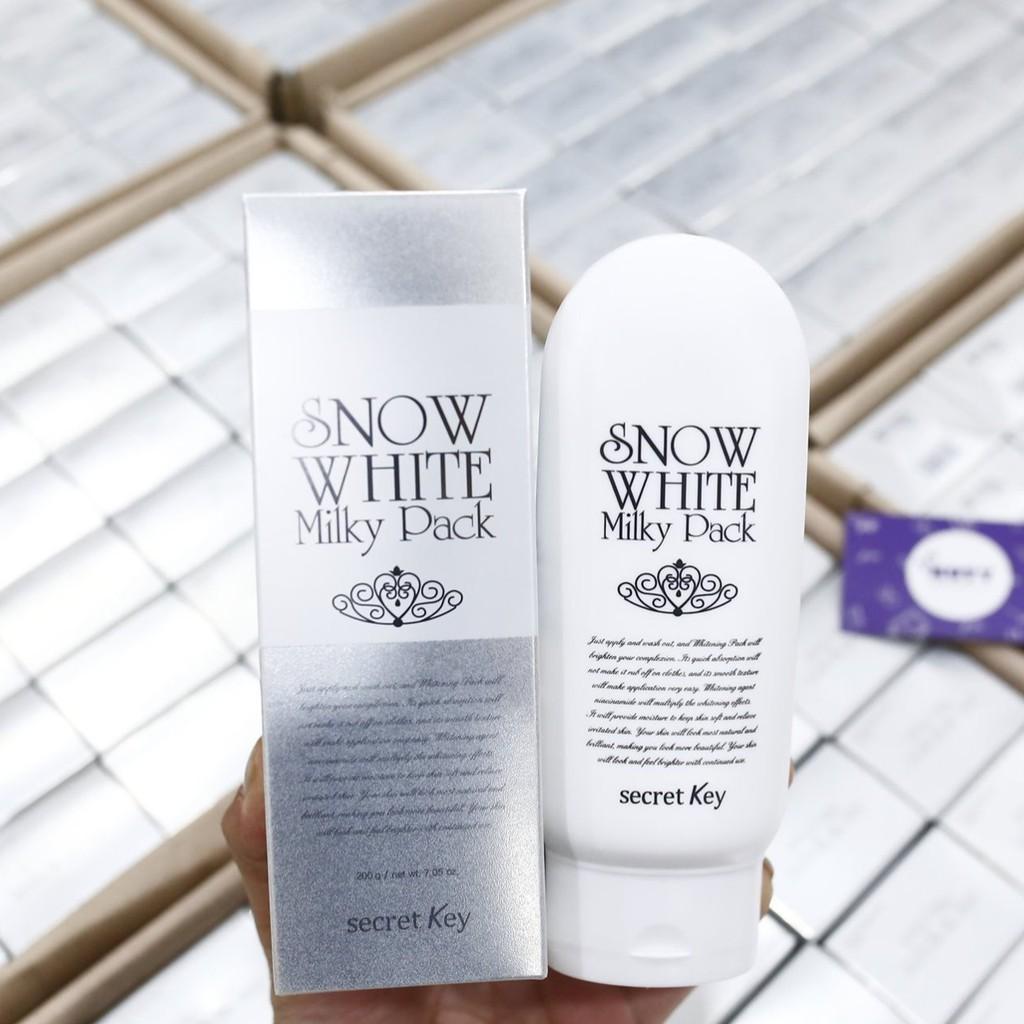 Kem Ủ Trắng Secret Key Snow White Milky Pack (200ml)