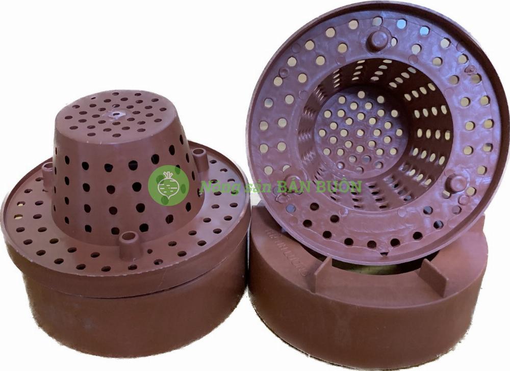 COMBO 5 cốc điều hòa thông minh loại nhỏ 9x11x6cm - Phụ kiện trồng Lan thông minh cho HOA PHONG LAN