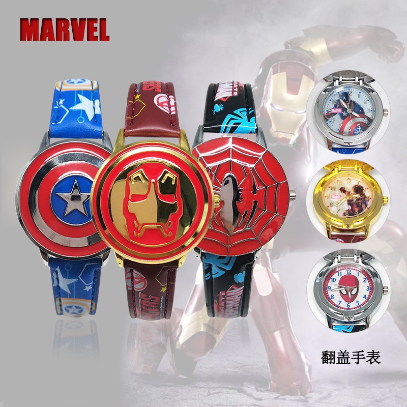 Đồng hồ cho bé trai nhân vật anh hùng Marvel