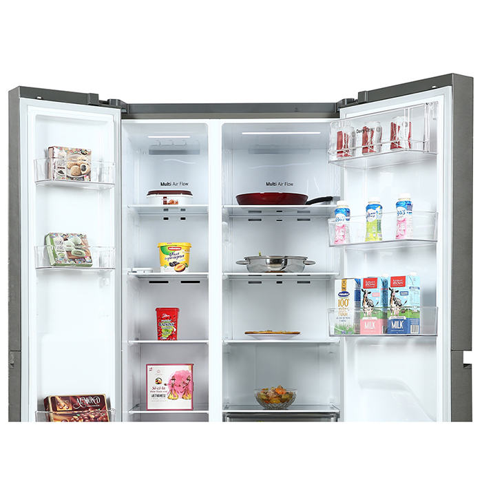 Tủ lạnh LG Inverter 649 Lít GR-B257JDS - Chỉ giao Hà Nội