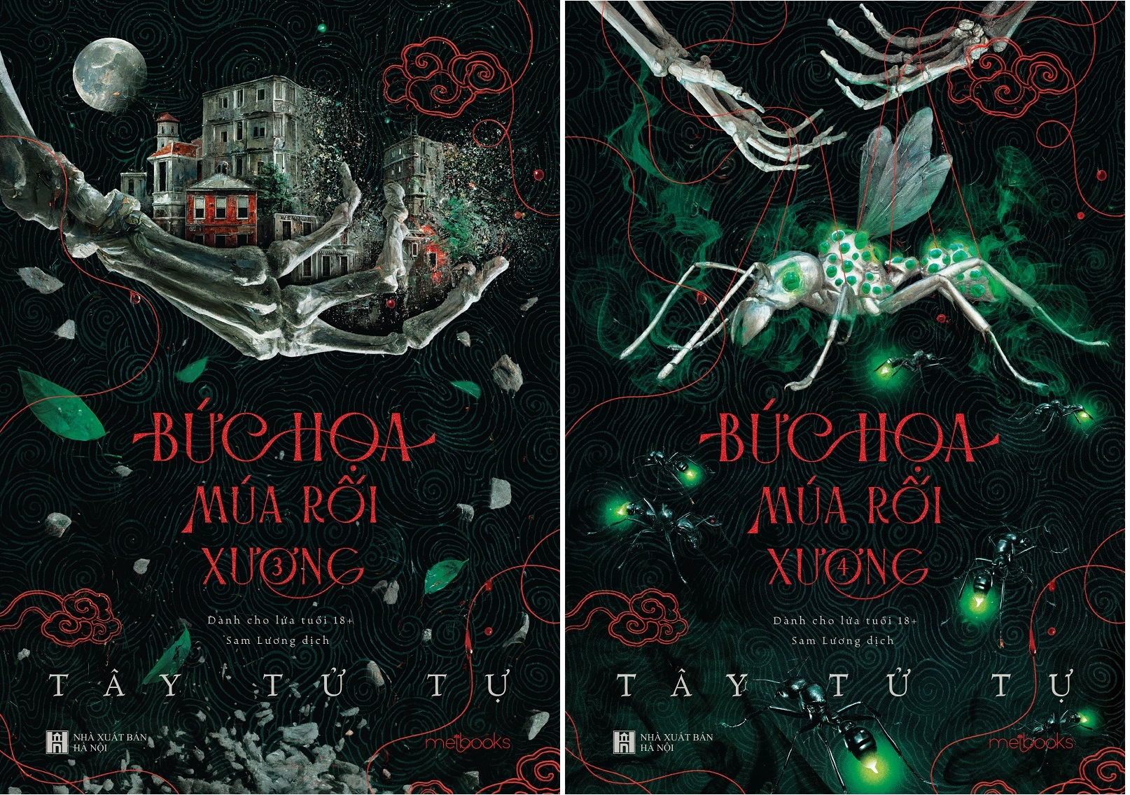 Combo Bức Họa Múa Rối Xương
