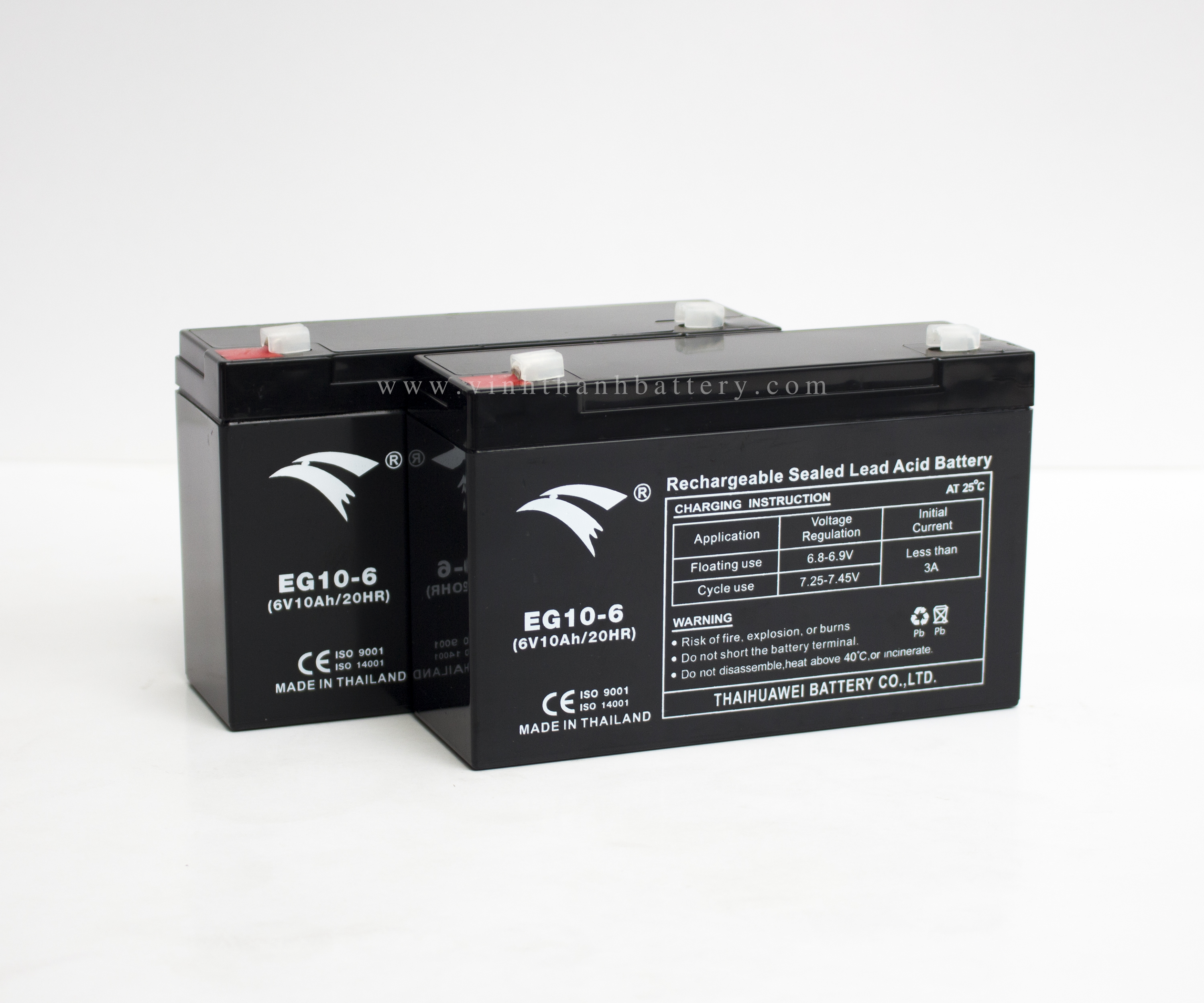 Ắc quy UPS, xe đạp điện EG10-6