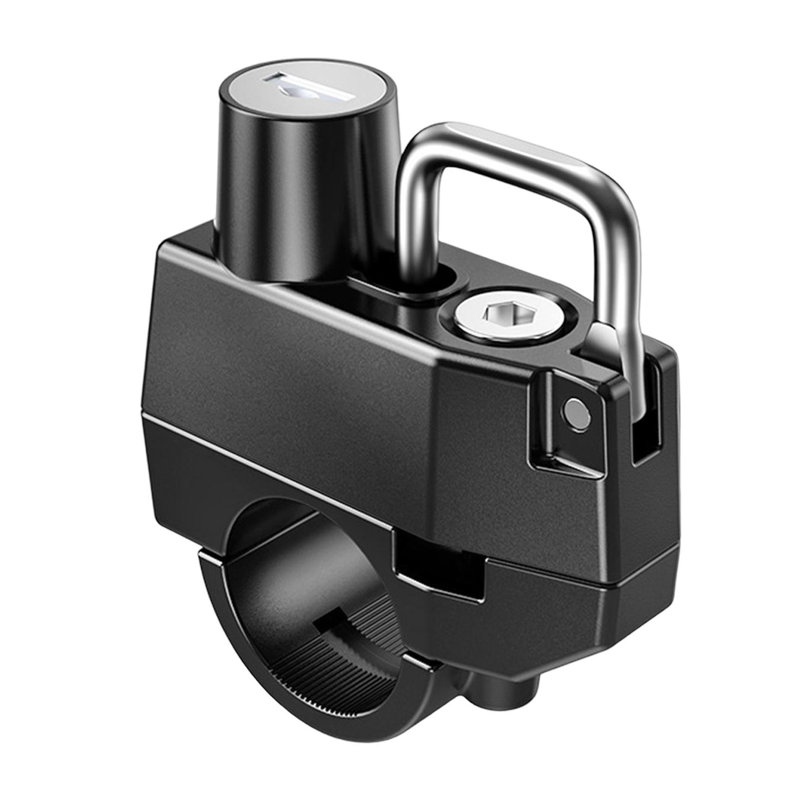 Motorcycle Helmet Lock, Safety Lock for Motorbike Scooter Street Bike Waterproof