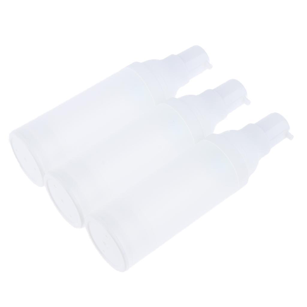 3pcs Empty Makeup Container Face Cream Jars Pump Bottle Case for Travel