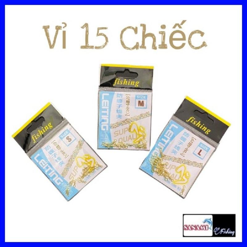 Khóa Link Hình Số 8 Vỉ 15 Chiếc Sanami Fshing Store -Ma Ní Buộc Trục Câu Đài Câu Đơn Chống Xoắn Cao Cấp PK-2