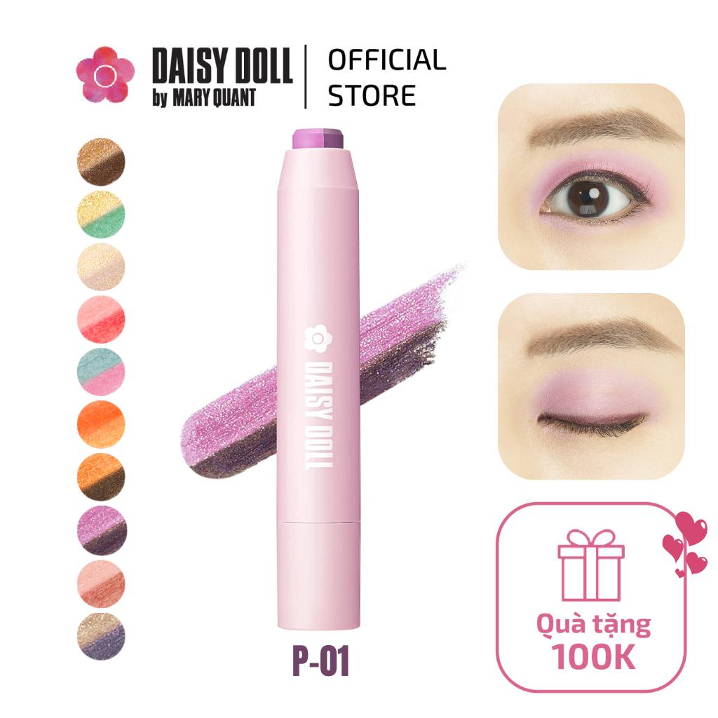 Phấn Mắt 2 Màu Daisy Doll By Mary Quant Nhật Bản Dạng Thỏi Nhanh Gọn, Tiện Lợi, Bền Màu, Không Trôi P-01 Dusty Purple