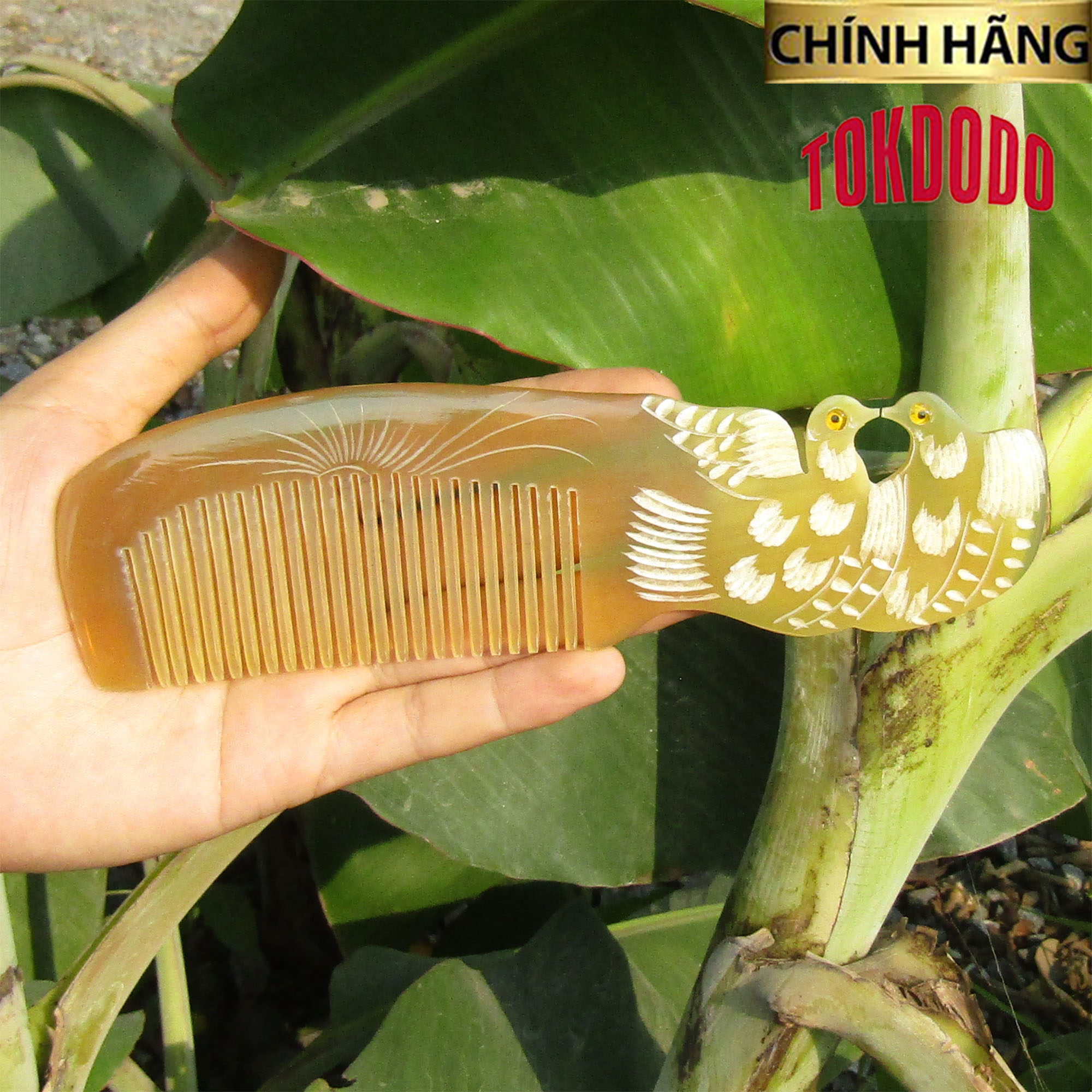 Lược Sừng TOKDODO Đôi Bồ Câu