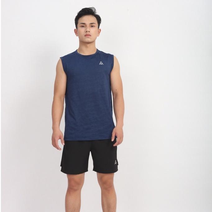 Áo Tanktop - Ba Lỗ thể thao nam AM TTM211 lưới, vân dập Sport1