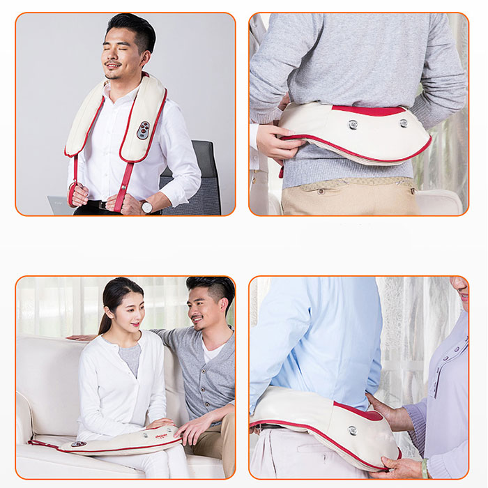 Đai massage đấm bóp cổ vai gáy MZ-666 - Có 100 kiểu đấm