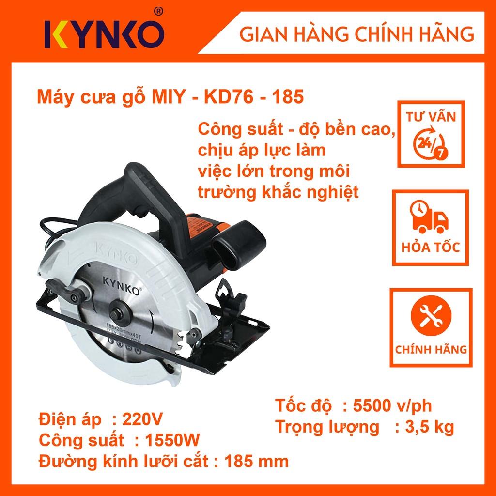 Máy cưa gỗ cầm tay chính hãng Kynko MIY-KD76-185 #6761 giá tốt