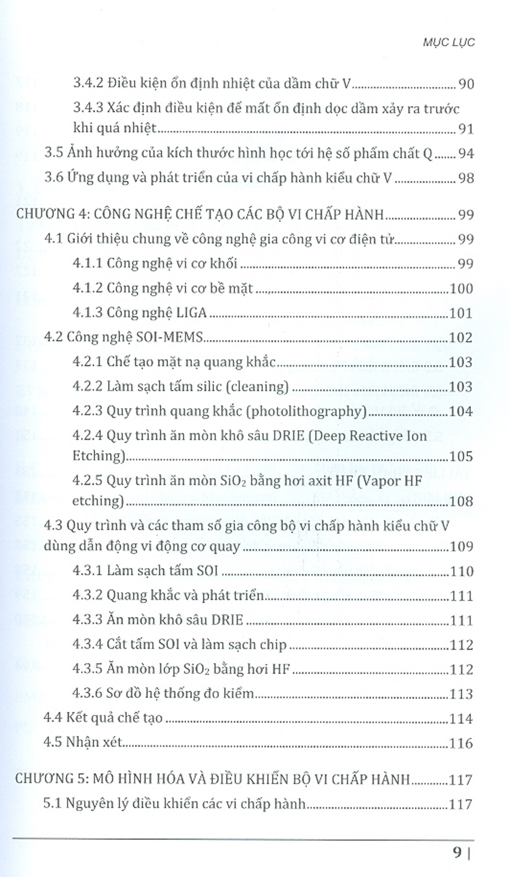 Thiết Kế Và Chế Tạo Các Bộ Vi Chấp Hành Dựa Trên Công Nghệ Vi Cơ Điện Tử MEMS