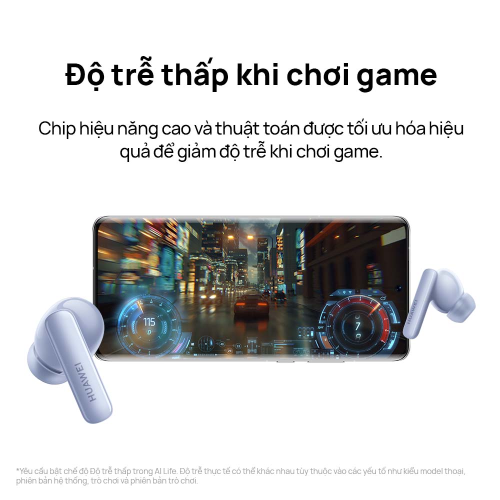 Tai Nghe Không Dây Huawei FreeBuds 5i | Âm thanh độ phân giải cao | Chống ồn chủ động đa chế độ 42dB | Phát nhạc lên đến 28h | Hàng Chính Hãng