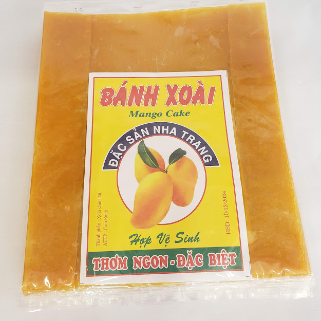 Đặc Sản Nha Trang - Bánh Xoài Nha Trang, Loại Vàng Dẻo, Bánh Hình Vuông Có Thêm Mạch Nha, Thơm Thơm - Seavy Gói 200g