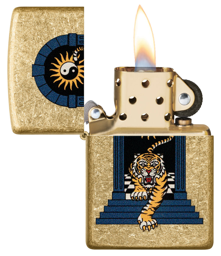 Bật Lửa Zippo Tiger Tattoo Design 48613