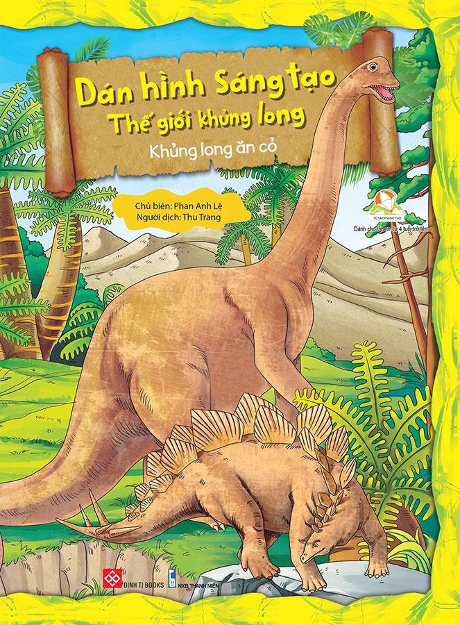 Dán Hình Sáng Tạo Thế Giới Khủng Long - Khủng Long Ăn Cỏ