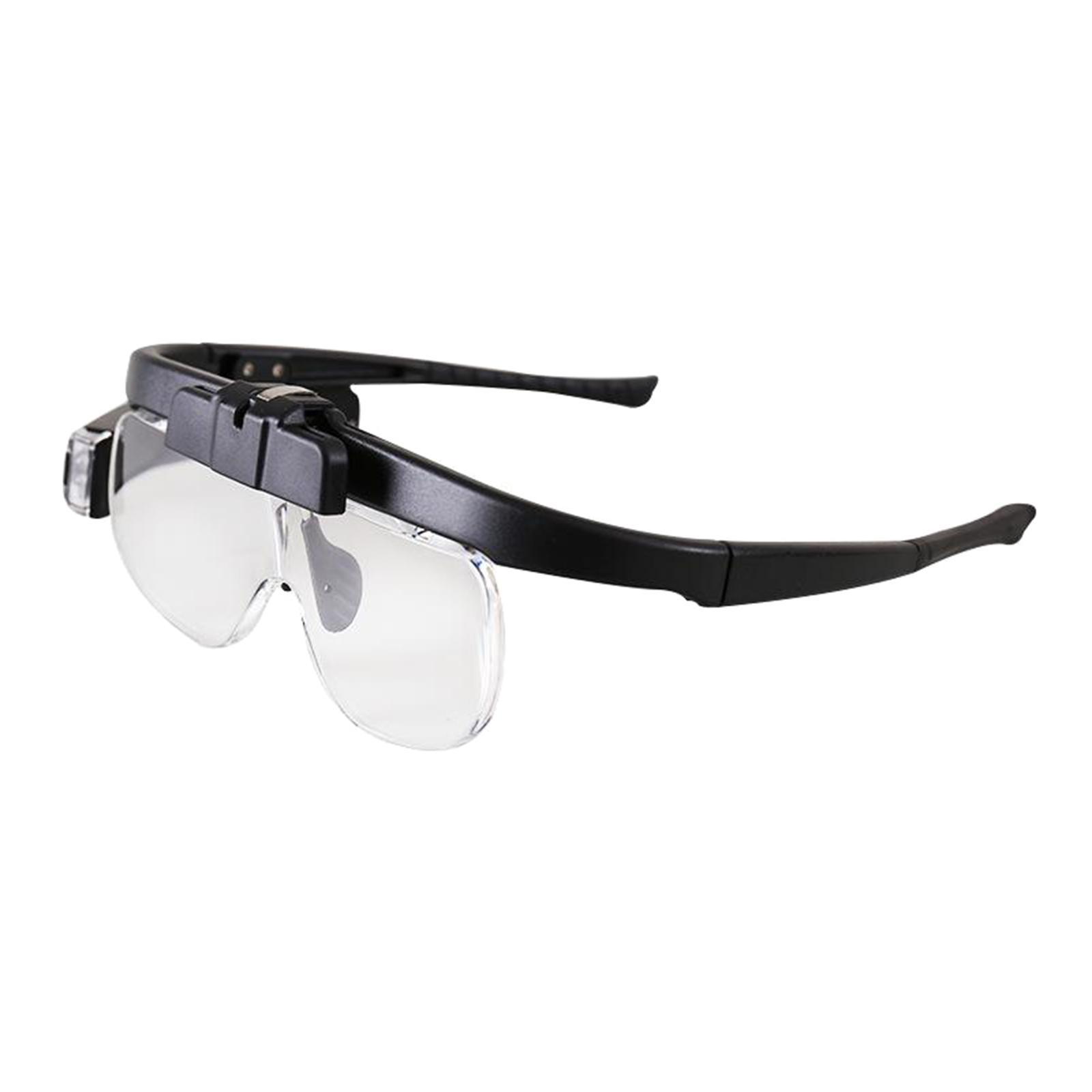 Headband  with LED Light Headset Magnifying Glasses Easy to Wear