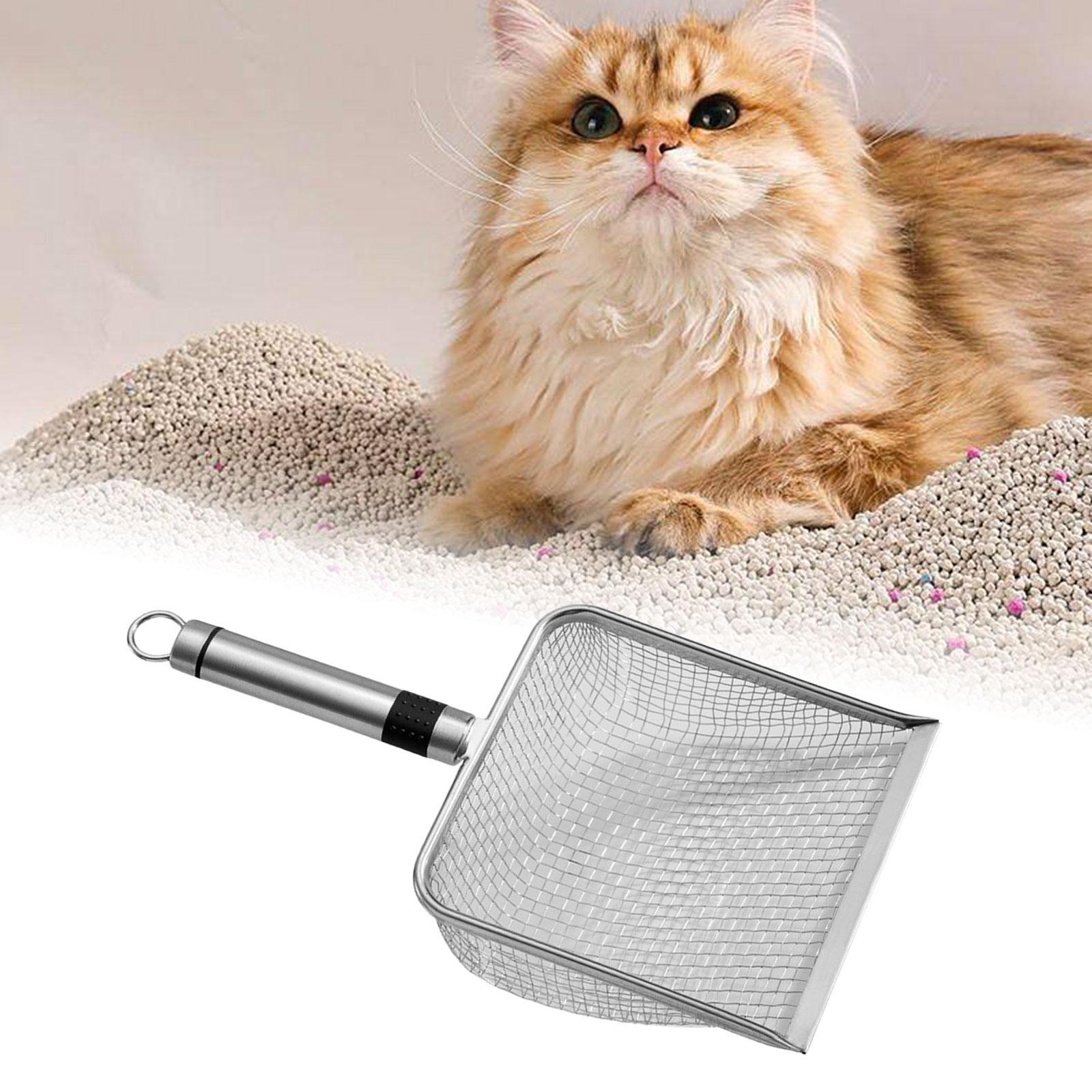 Cat Litter Scooper Pet Sifter Scooper Cleaning Tools Sand  with Handle Sand Sifter Litter Scooper for Fast Sifting Hamster Aquarium Kitten