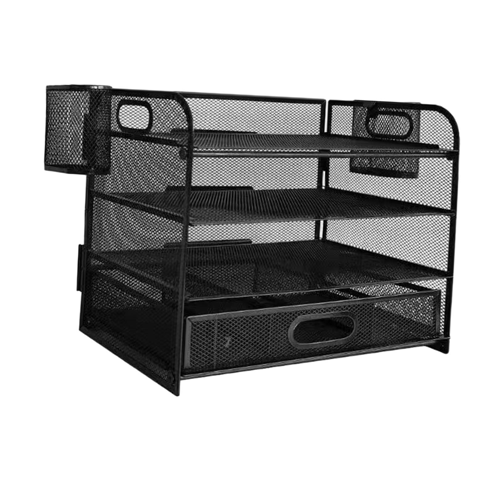 Mesh File Letter Tray Letter Tray Paper Organizer for Home Office Stationery