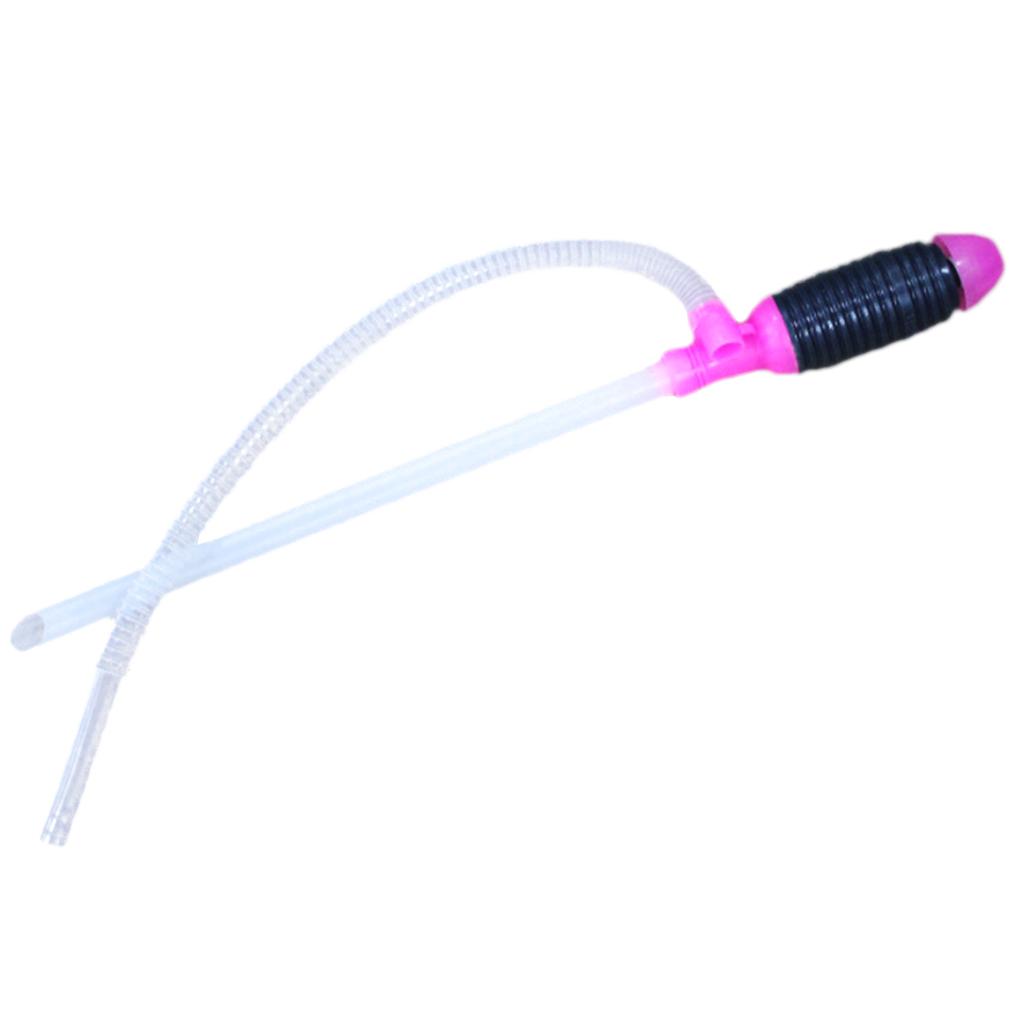 Portable Manual Car Siphon Hose Oil Water Liquid Transfer Hand Pump