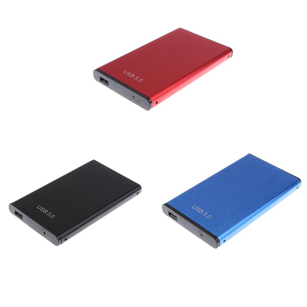 USB3.0 SSD SATA External 2.5" Hard Disk Storage Box Enclosure Case Red