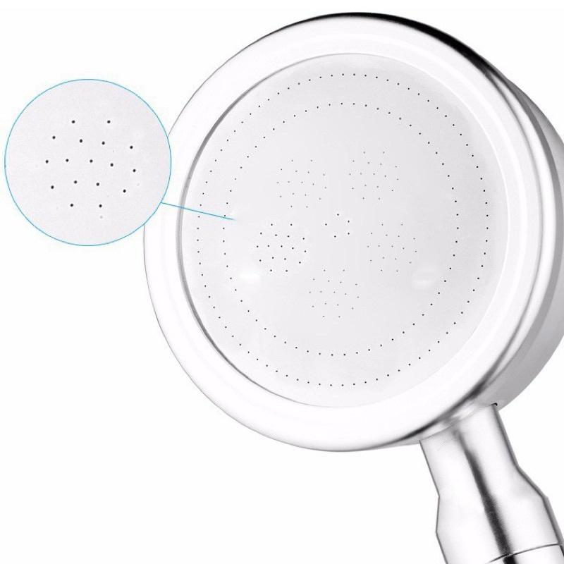 Vòi sen tăng áp Không Dùng Điện, Nano Massage làm từ Hợp Kim Nhôm