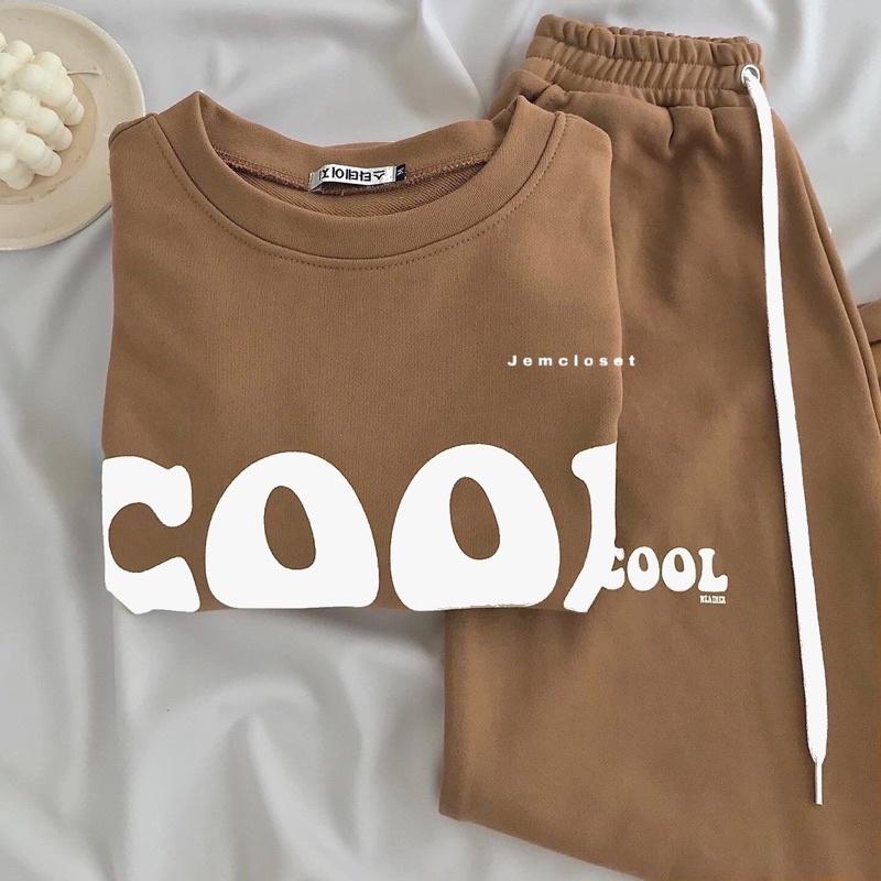 Sét COOL chất nỉ cotton dày TTS