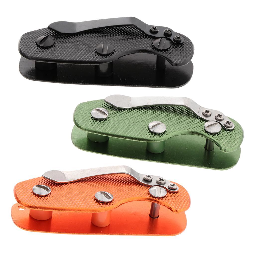 Outdoor Aluminium Alloy Key Holder Clip Carrier with Back Clip Hanging