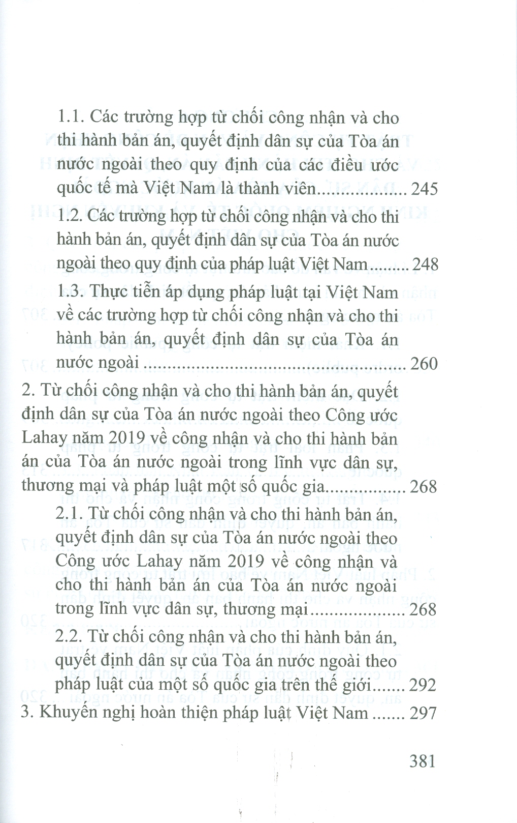 Công Nhận Và Cho Thi Hành Bản Án, Quyết Định Dân Sự Của Toà Án Nước Ngoài Trong Bối Cảnh Toàn Cầu Hoá Và Khuyến Nghị Cho Việt Nam (Sách chuyên khảo) - TS. Nguyễn Thu Thuỷ chủ biên