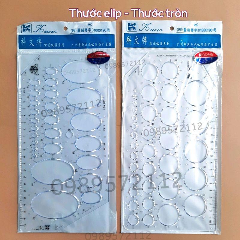 Thước lỗ tròn-thước elip