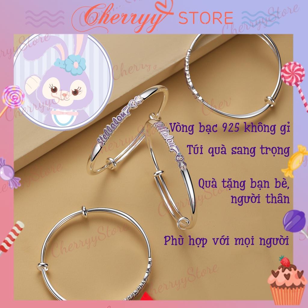 Vòng Tay Thỏ Stella Lou Bạc 925 Cao Cấp Có Thể Điều Chỉnh Size - Lắc Tay Bạc Cao Cấp Không Gỉ - Quà Tặng Bạn Gái