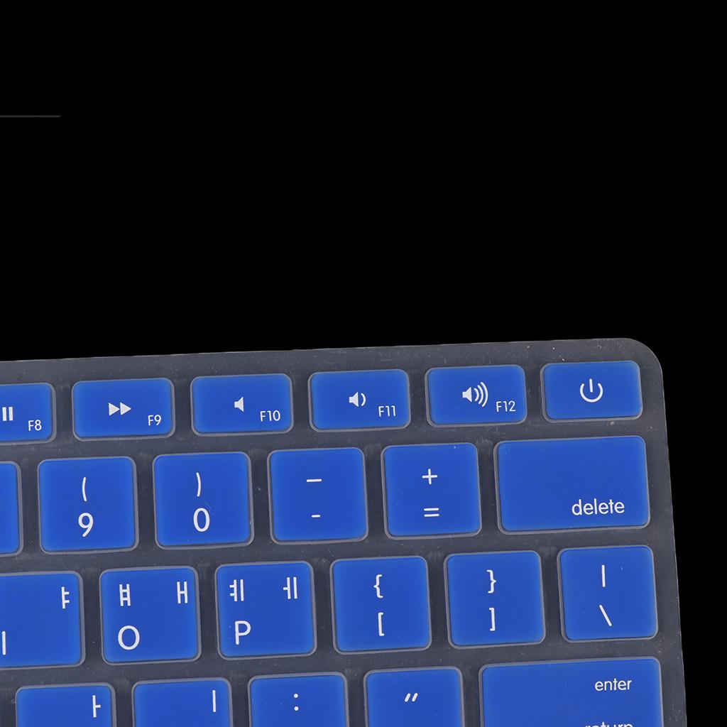 2xSilicone Soft Keyboard Skin Cover Anti-scratch for Macbook Pro 13" Laptop