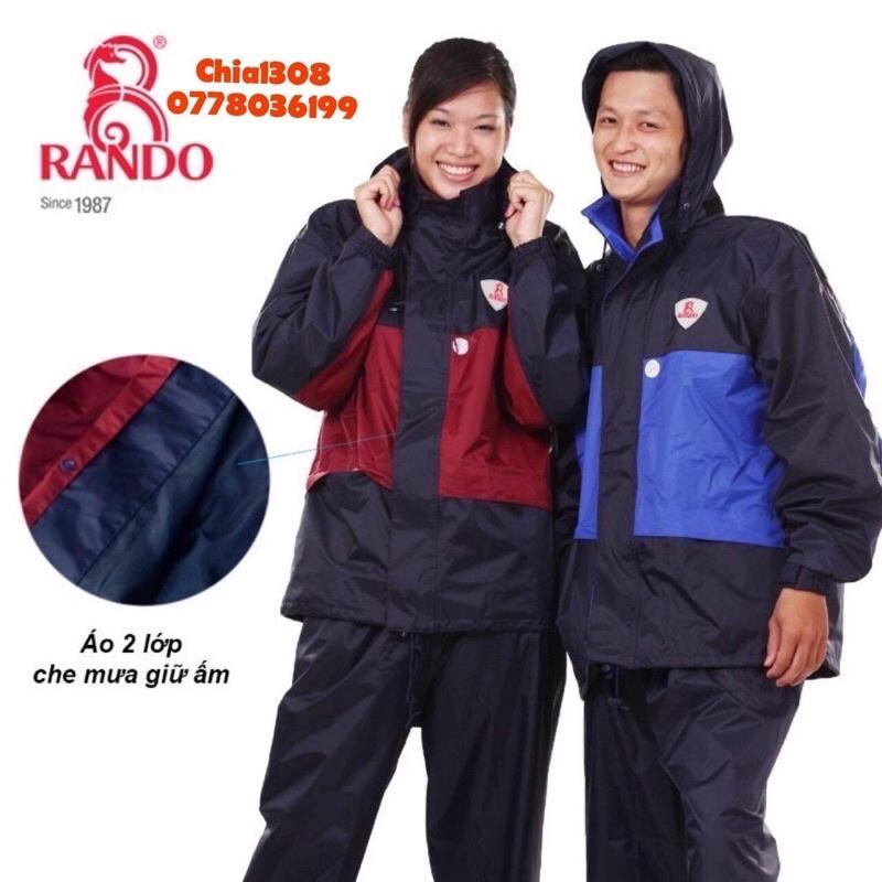 Áo mưa bộ hai lớp Rando 2 công dụng