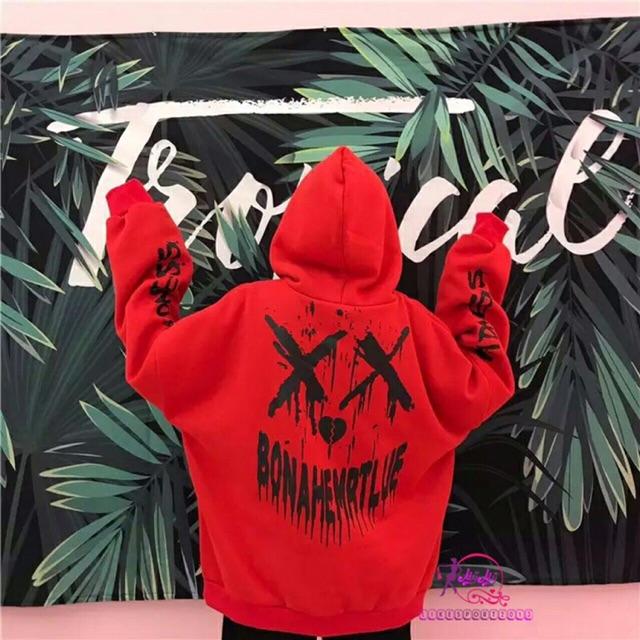 Áo hoodie nam nữ in in chữ X sành điệu
