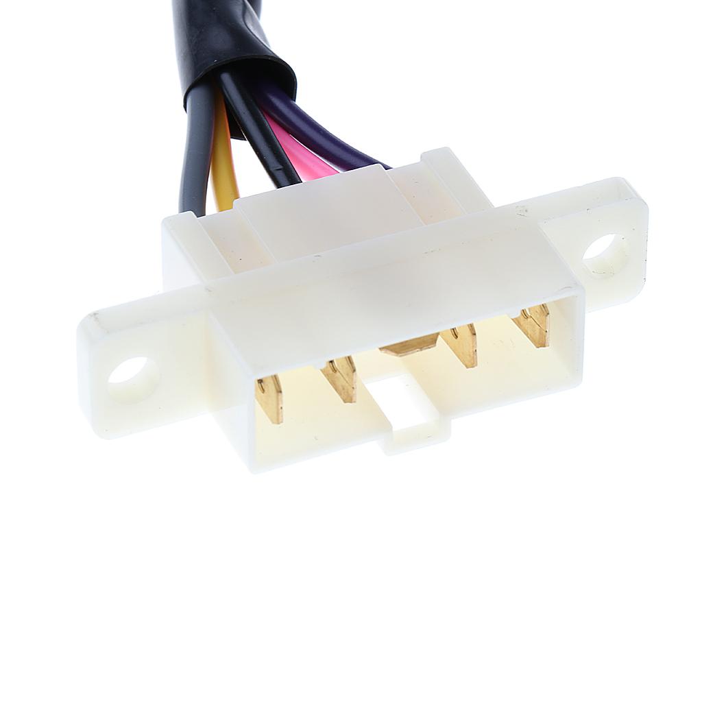 Universal Car Truck 5 Wire ON OFF Starter Ignition Key Switch Lock w/ 2 Keys