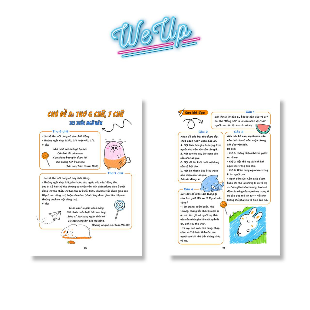 Sổ Tay Kiến Thức + Bài Tập Toán Văn Anh 8- Học Theo Phương Pháp SKETCHNOTE Trang Trí Sticker Sinh Động