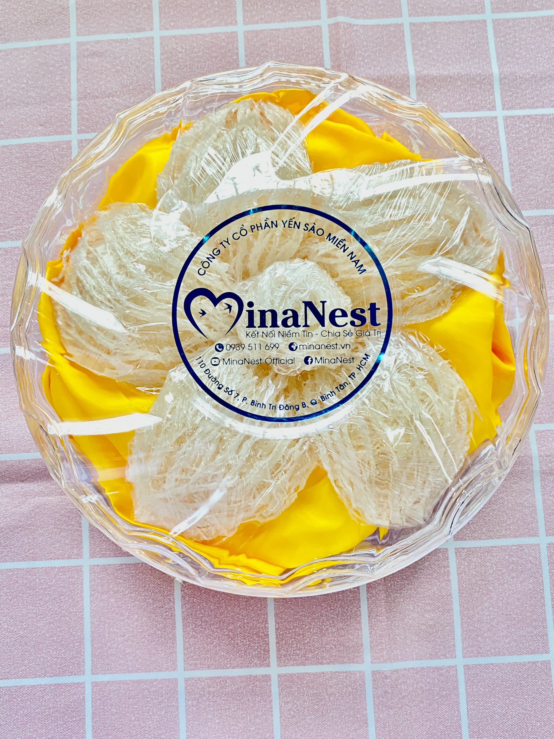Yến sào tinh chế cao cấp MinaNest, hộp 50gr