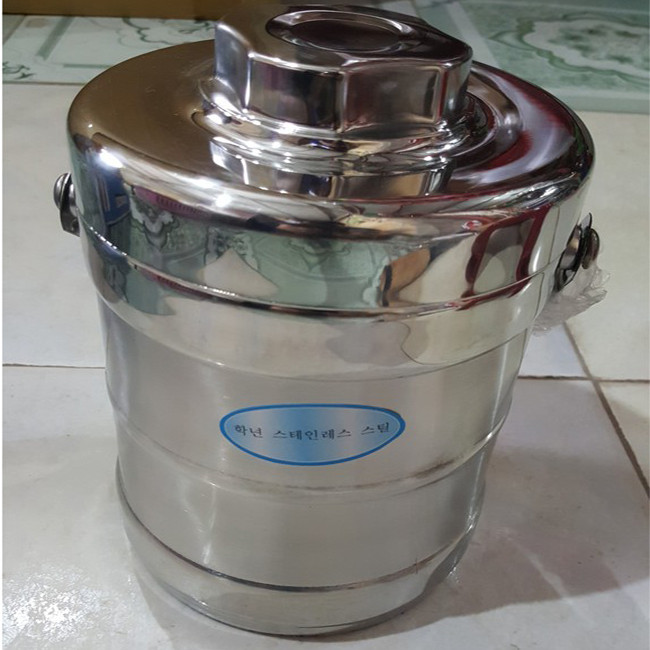 Cặp lồng inox 1,4l hàn quốc 3 ngăn chứa đồ