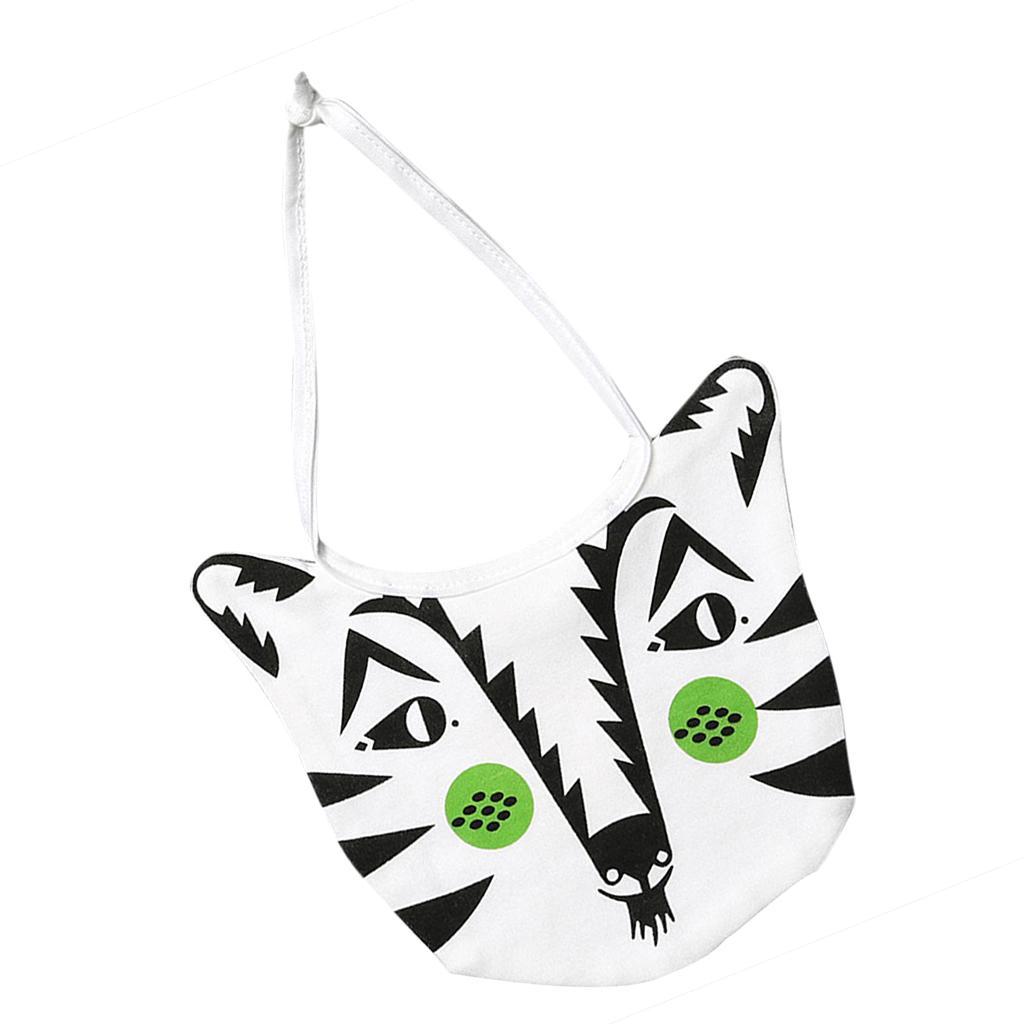 Waterproof Bibs Baby Kids Tiger/Bear Cotton Bandana Feeding Saliva Towel Children Supplies