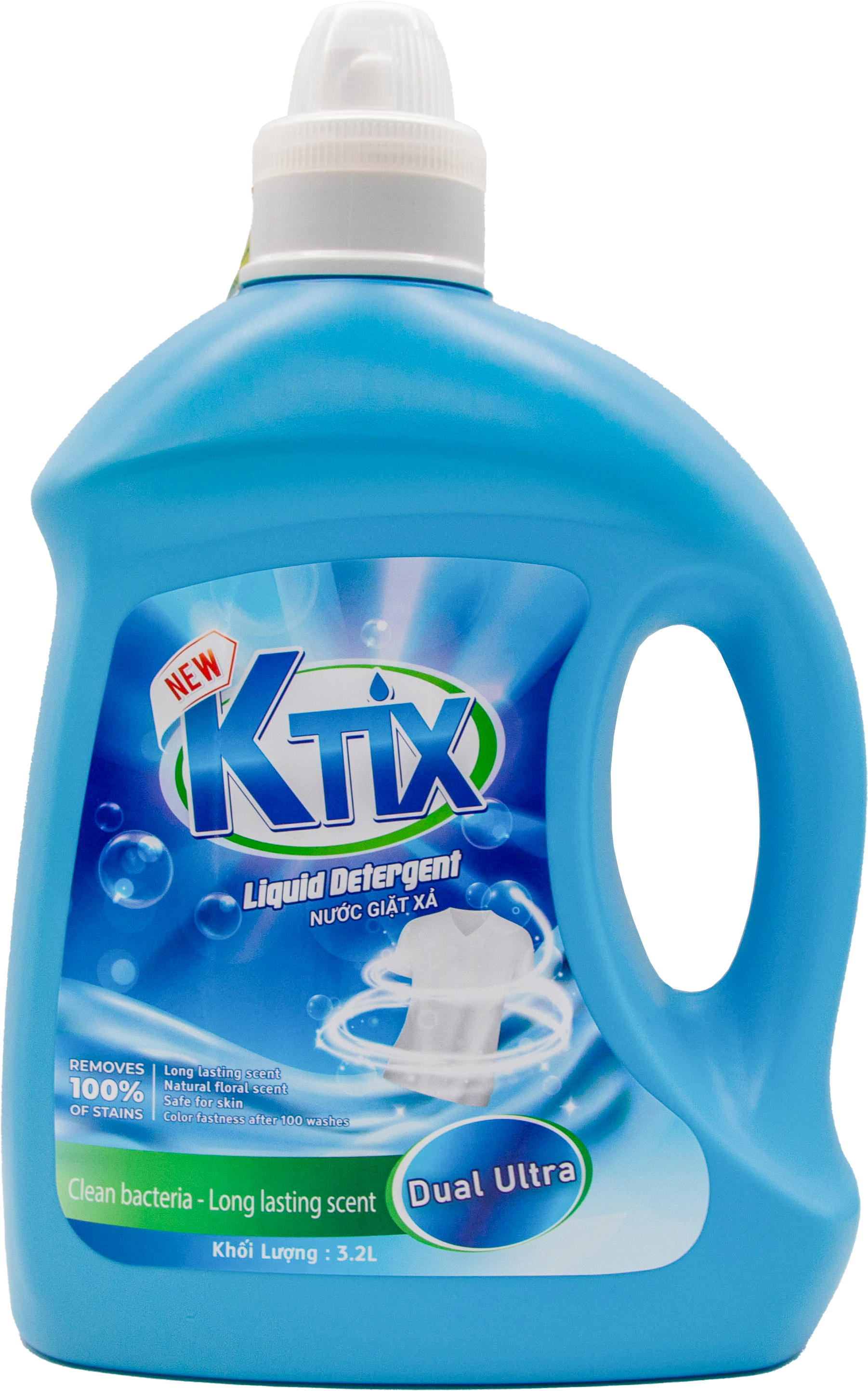 Nước Giặt Xả KTIX DUAL ULTRA 3,2L