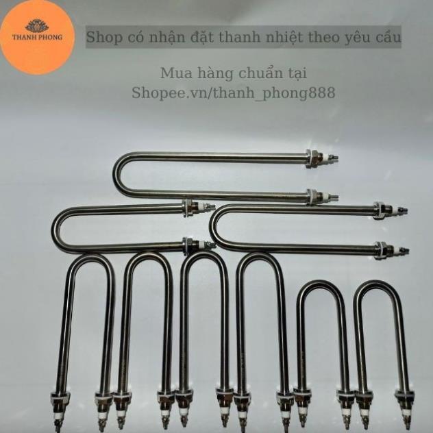 Thanh Nhiệt Điện Trở Chữ U 220V 380V , Thiết Bị Linh Kiện Nồi Phở , Nồi Đun Nước...inox 304