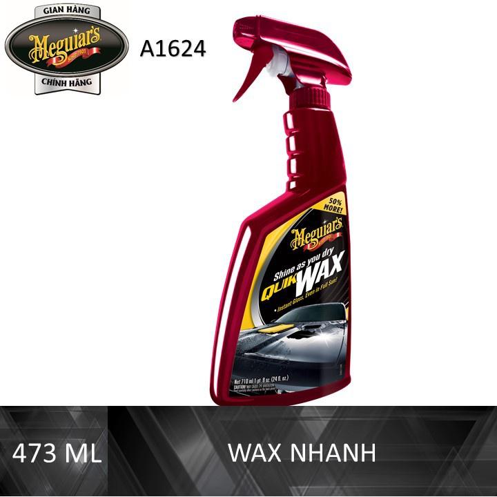 Meguiar's Wax bóng nhanh cho sơn dòng Cleaner - Quick Wax - A1624, 710 ml, 24 oz