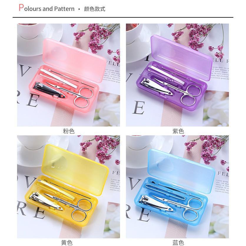 BỘ BẤM MÓNG TAY 4 MÓN hộp nhựa Siêu rẻ
