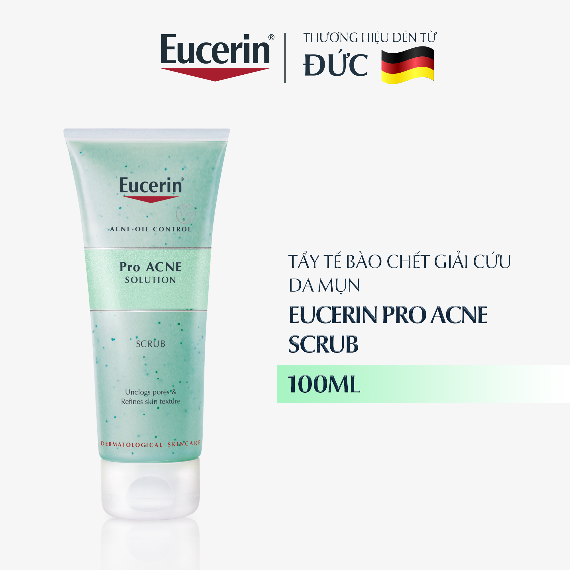 Tẩy tế bào chết ngăn ngừa mụn Eucerin Pro Acne Scrub 100ml