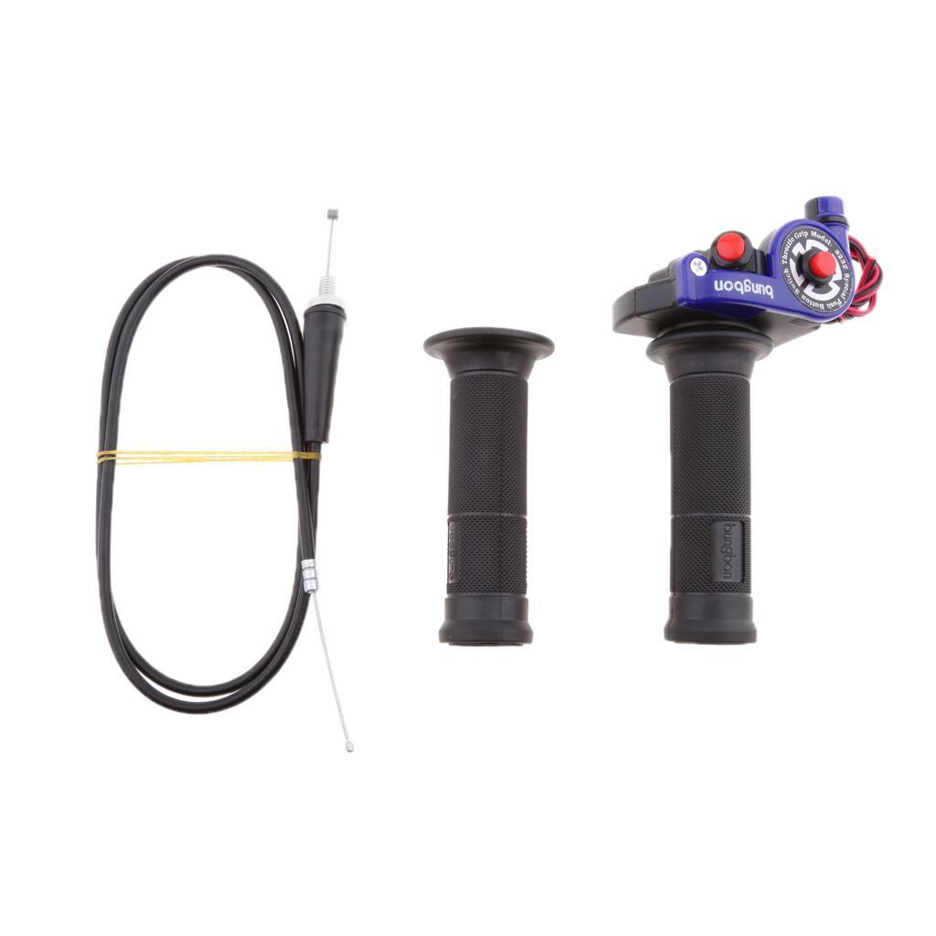 Motorcycle Twist Throttle Grip & Cable For 125cc 140cc 150cc Pit Dirt Bike
