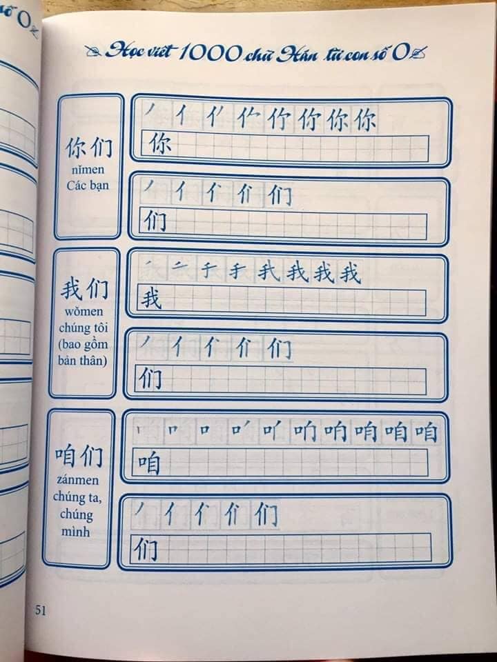 Combo 2 sách: 1500 Câu chém gió tiếng Trung thông dụng nhất + Học viết 1000 chữ Hán từ con số 0 +20 ngòi + bút +đệm tay+ DVD