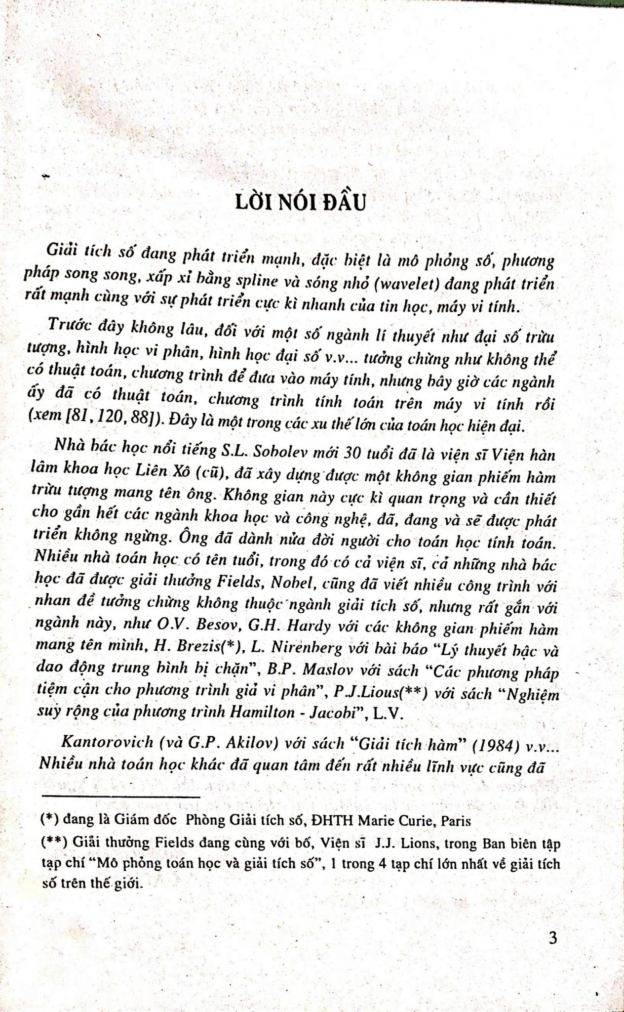 Giải Tích Số