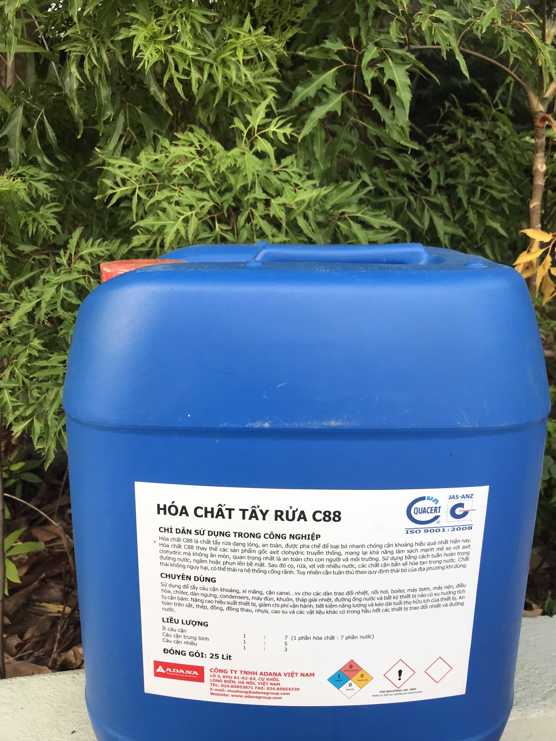 Hóa chất xử lý cặn đóng cứng đường ống nước kháng ăn mòn C88